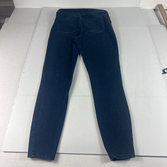 Spanx Jeans Women's 28x26* Jean-ish Ankle Pull On Leggings Dark Blue Pants Tag M - Picture 10 of 16